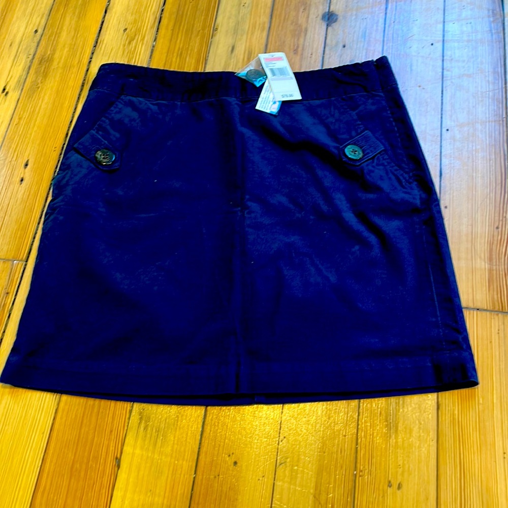 NWT VINEYARD VINES NAVY CORD SKIRT. SIZE 6